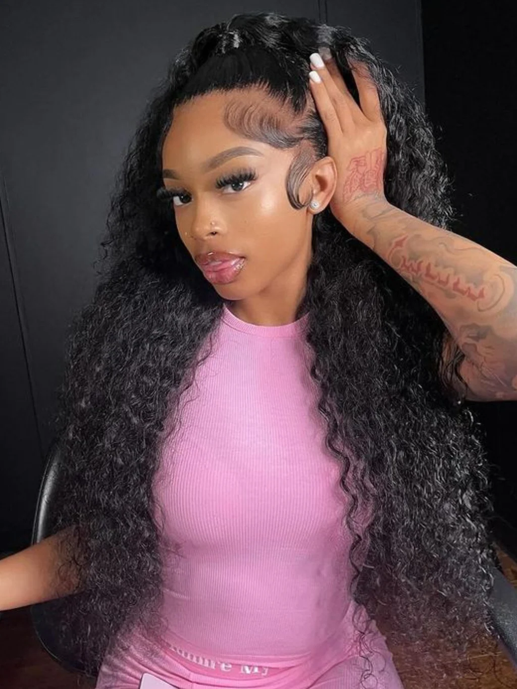 28=$199 💥 Dorsanee 13x4 Water Deep Wave HD Lace Frontal Human Hair Wigs Natural Color - Image 12