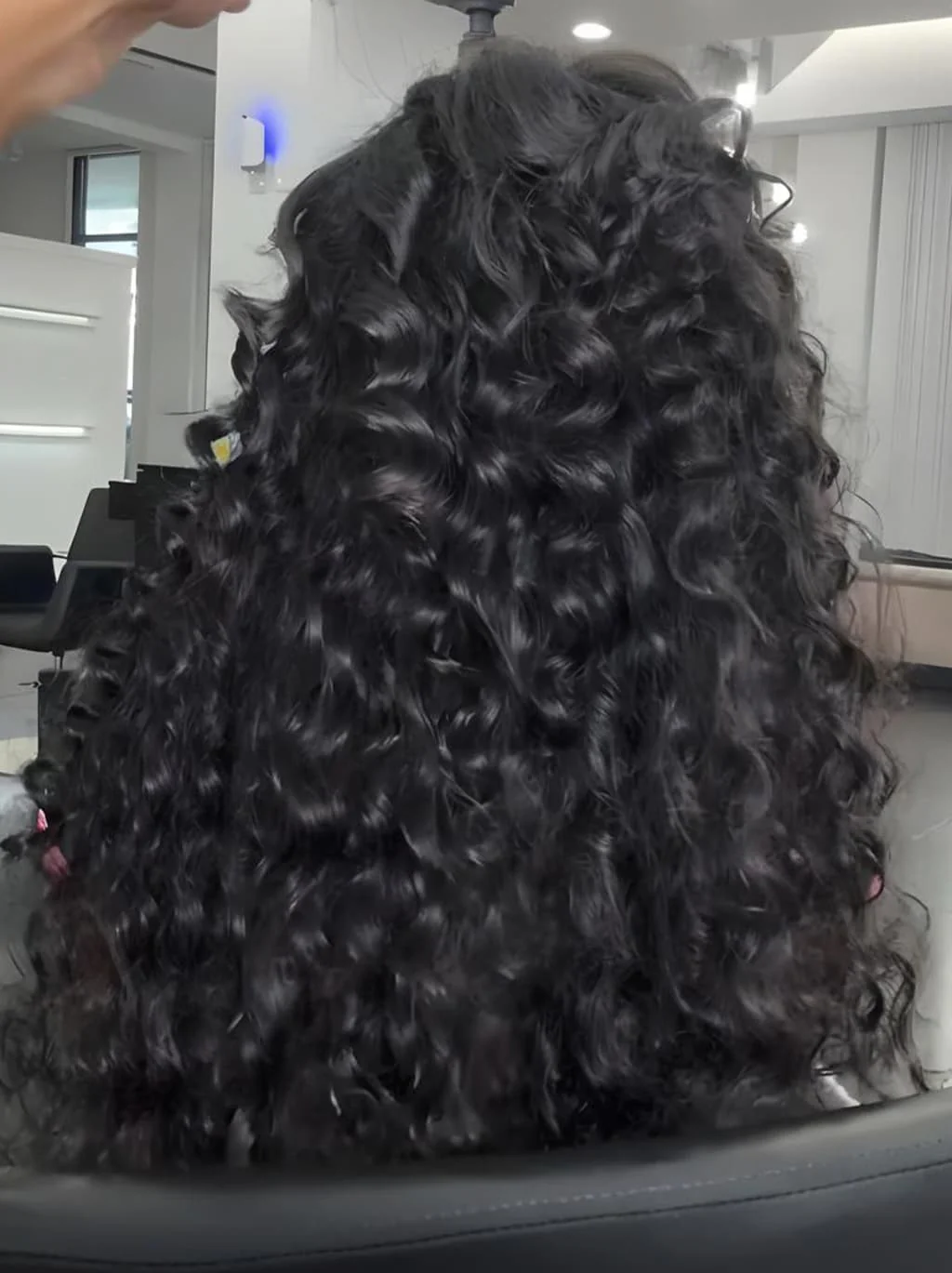 Dorsanee 250 300 Density Bouncy Wand Curls 13x4 Lace Front Virgin Human Hair Wigs - Image 3