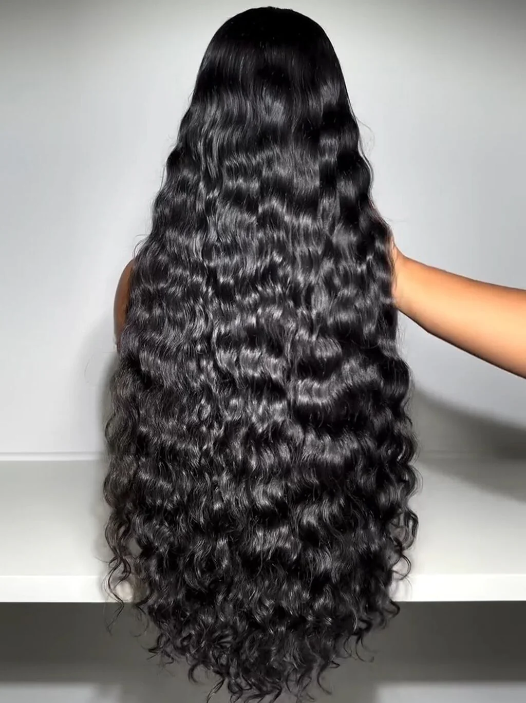 Dorsanee 250 300 Density Natural Loose Water Wave 13x4 Lace Front Human Hair Wigs - Image 2