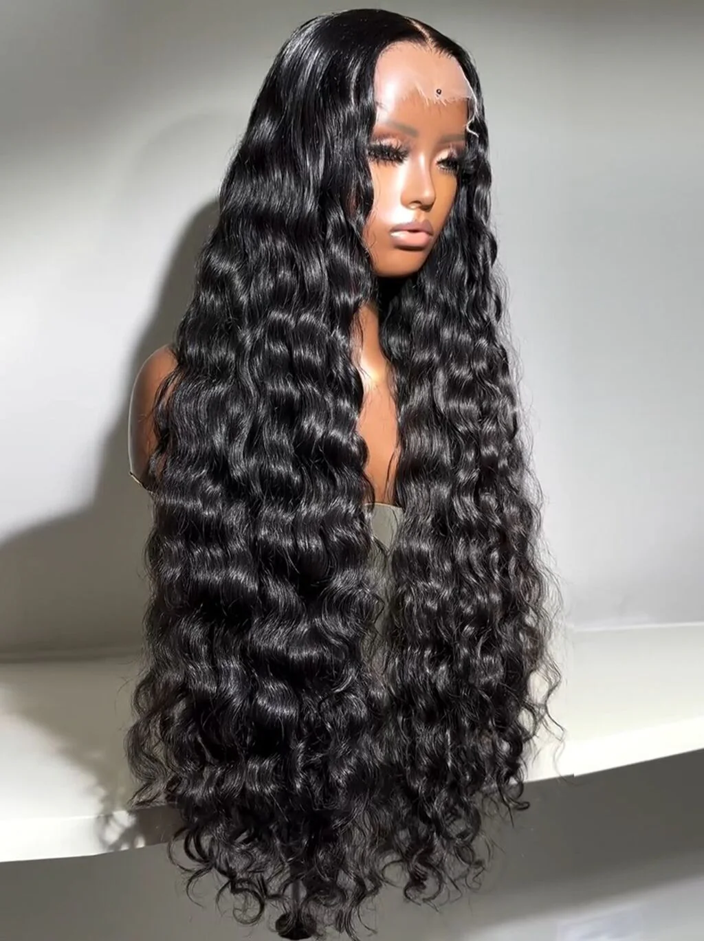 Dorsanee 250 300 Density Natural Loose Water Wave 13x4 Lace Front Human Hair Wigs - Image 4