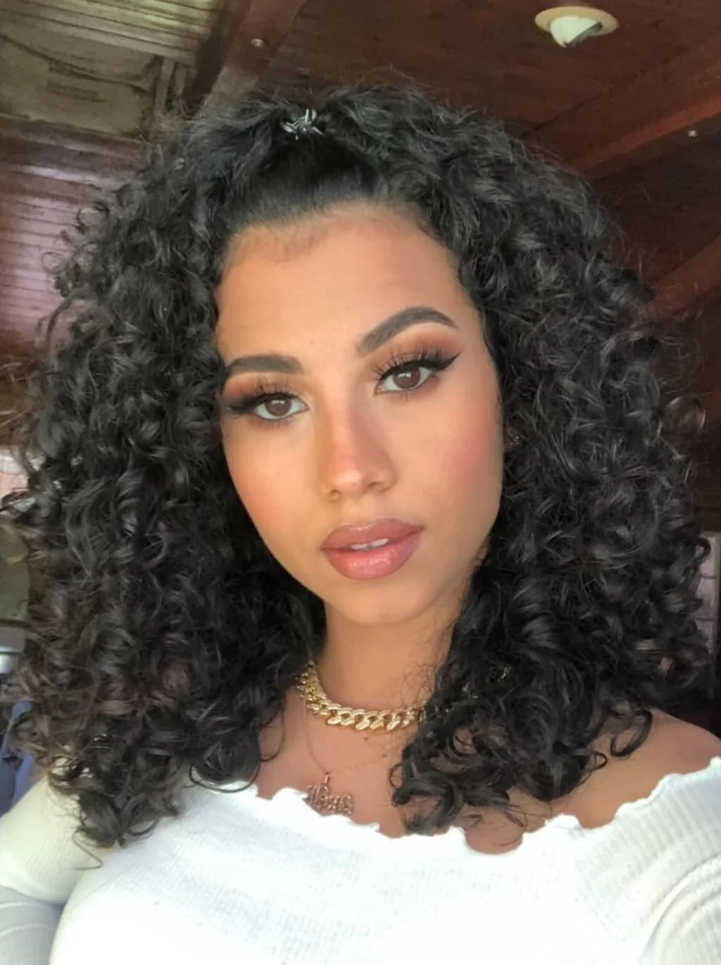 Dorsanee 250 300 Density Spiral Loose Curls 13x4 Lace Front Human Hair Wigs - Image 4