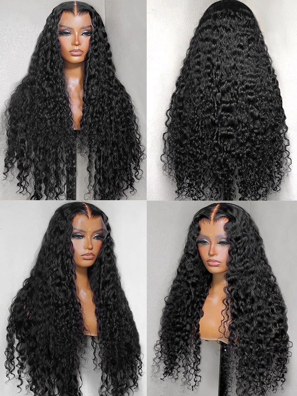Dorsanee 360 Ventilated Full Lace Frontal Ocean Water Wave Human Hair Wigs - Image 7