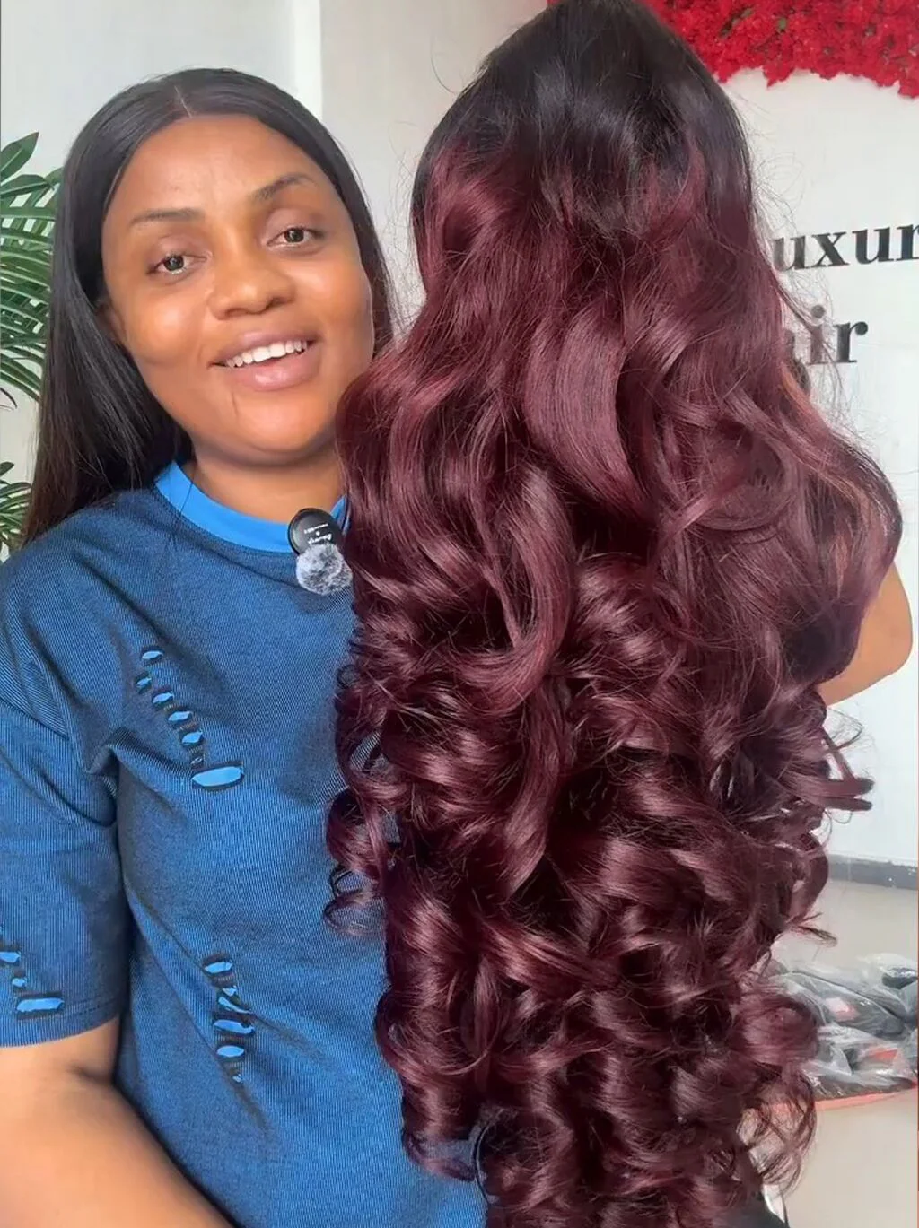 Dorsanee 250 Density Loose Body Wave Curls 13x4 Lace Front Virgin Human Hair Wigs - Image 3