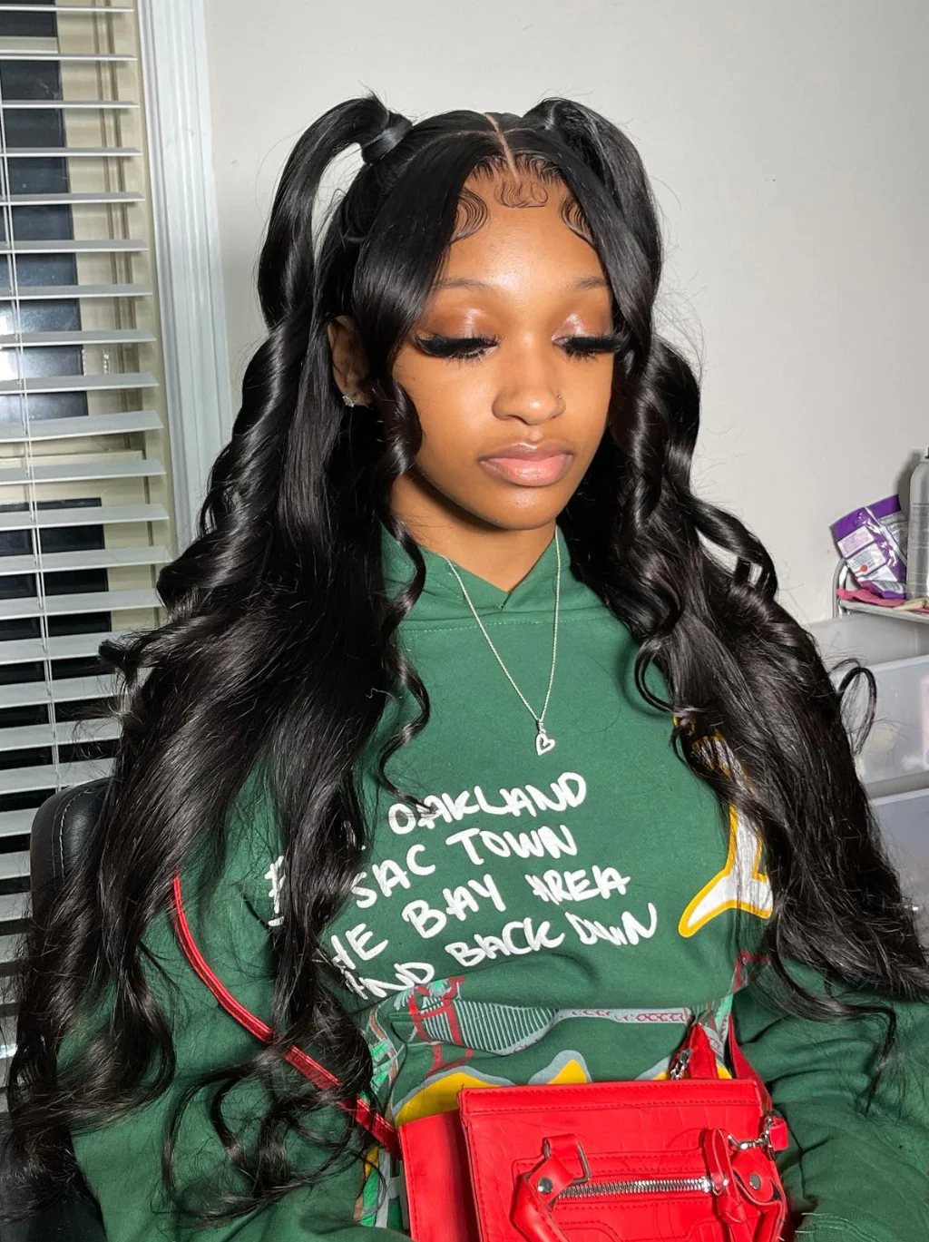 Dorsanee 360 HD Transparent Lace Frontal Loose Wave Curls Human Hair Wigs 250 Density - Image 3