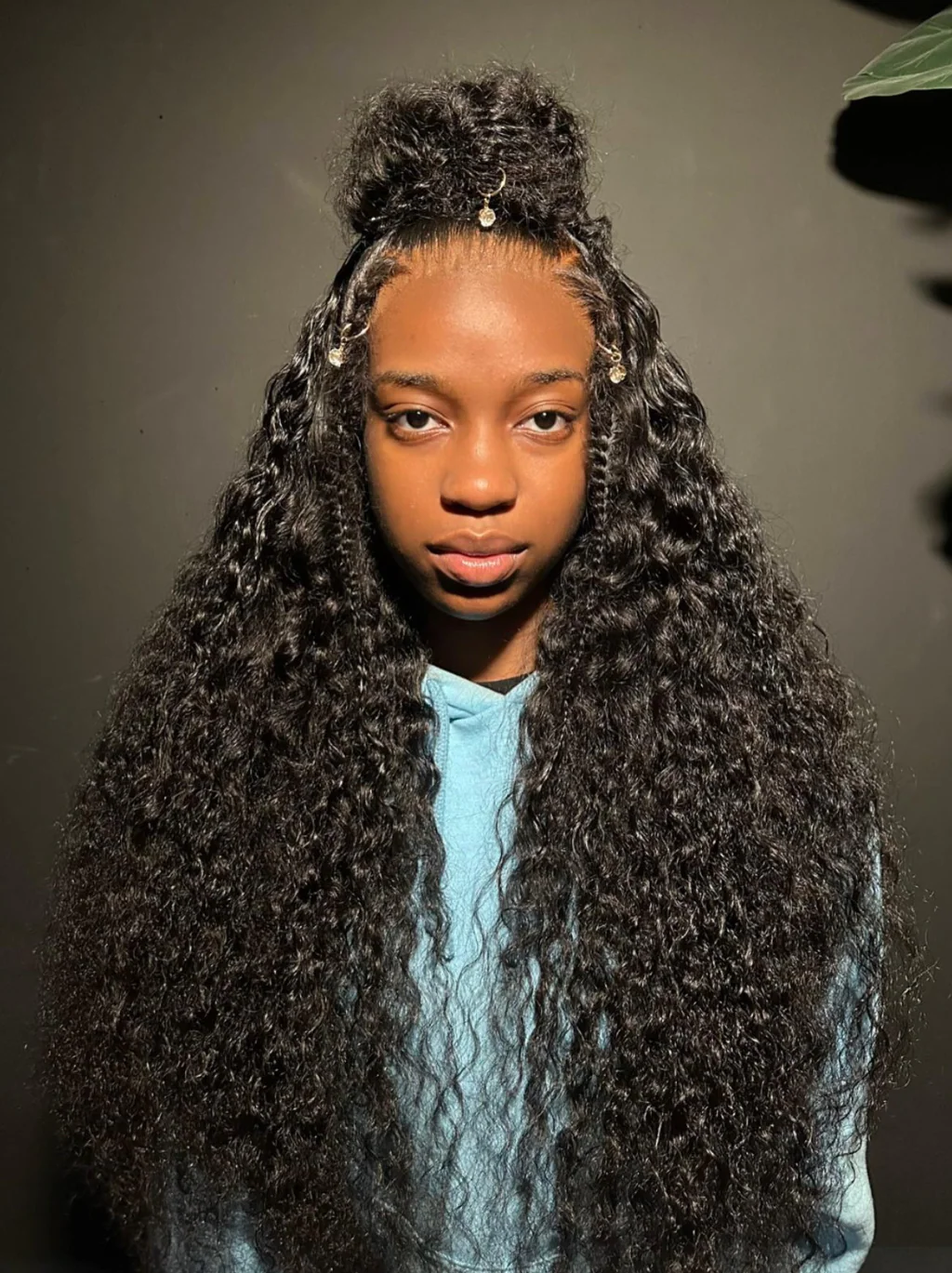 Dorsanee 360 Ventilated Full Lace Frontal Ocean Water Wave Human Hair Wigs - Image 2
