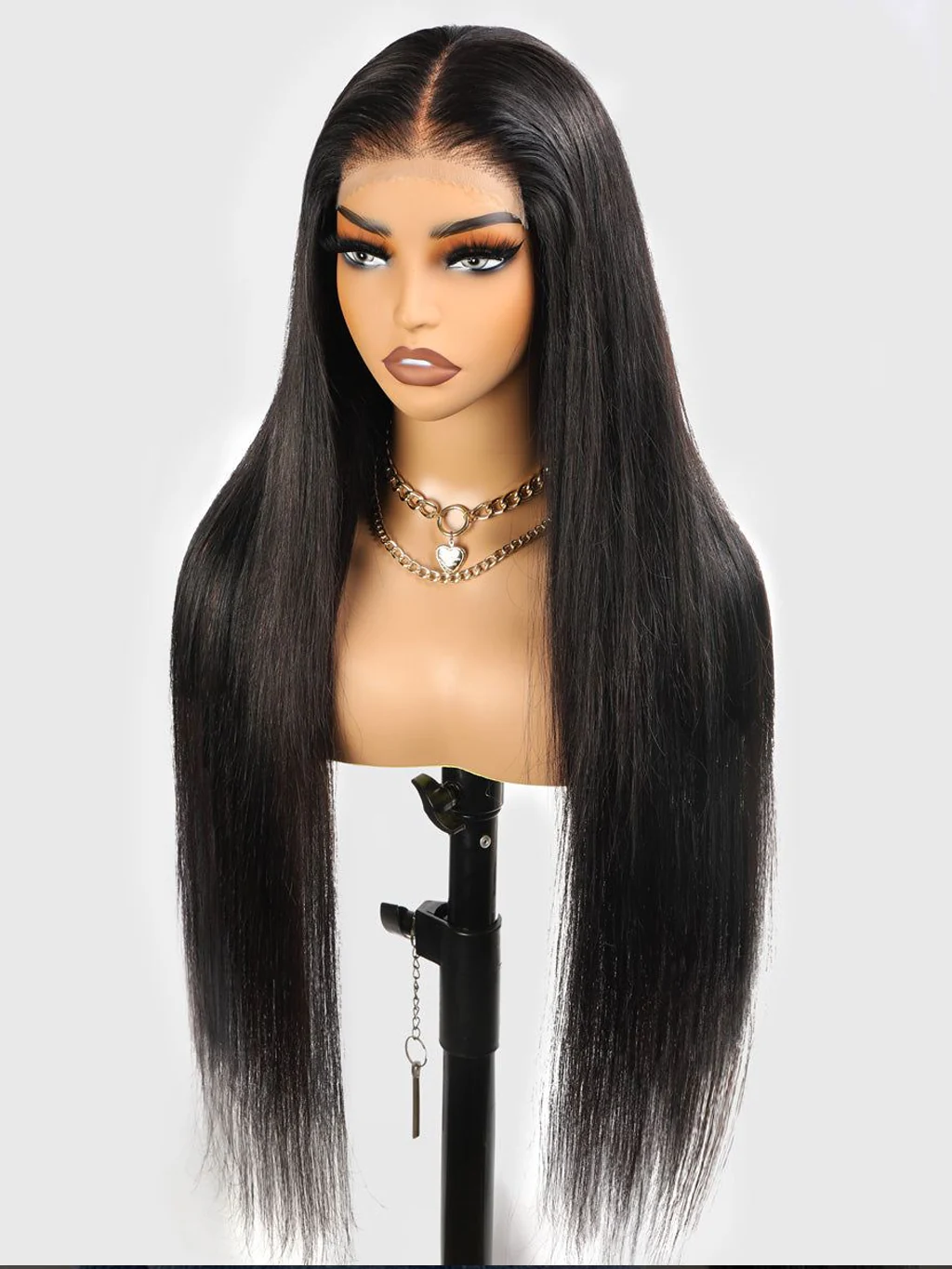 Dorsanee 360 Ventilated Lace Frontal Straight Weave Human Hair Wigs 250 Density - Image 6
