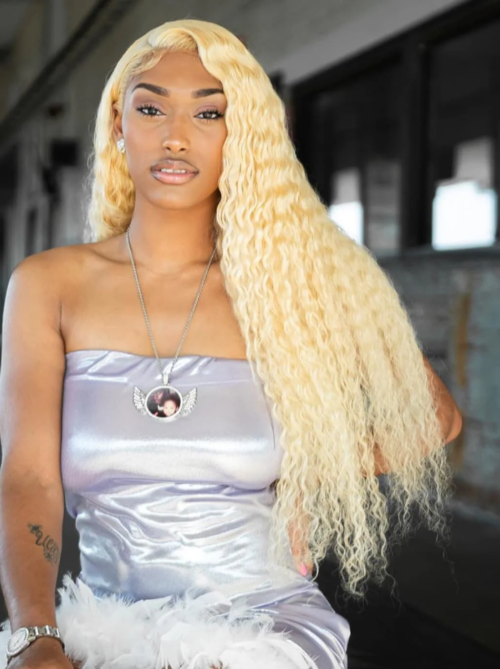 Dorsanee 613 Blonde Water Wave 13x4 Lace Front Virgin Human Hair Wigs - Image 5