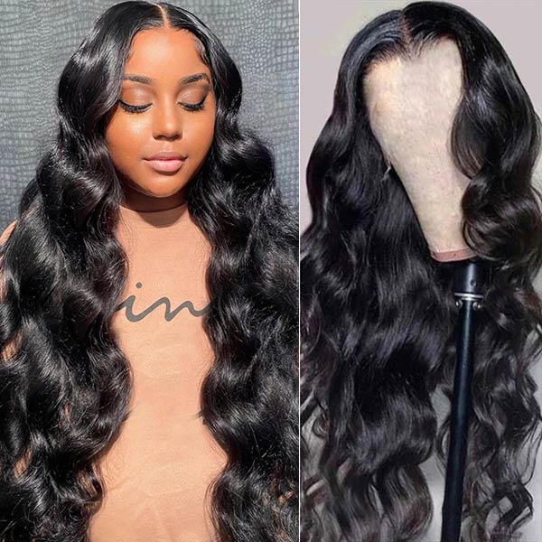 Dorsanee Black Friday 30 32 inch Long 13x4 Lace Front Body Wave Virgin Human Hair Wig - Image 5