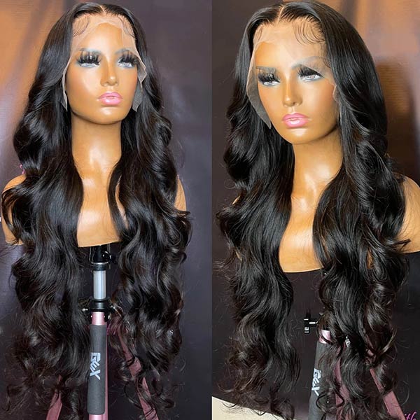 Dorsanee Black Friday 30 32 inch Long 13x4 Lace Front Body Wave Virgin Human Hair Wig - Image 6