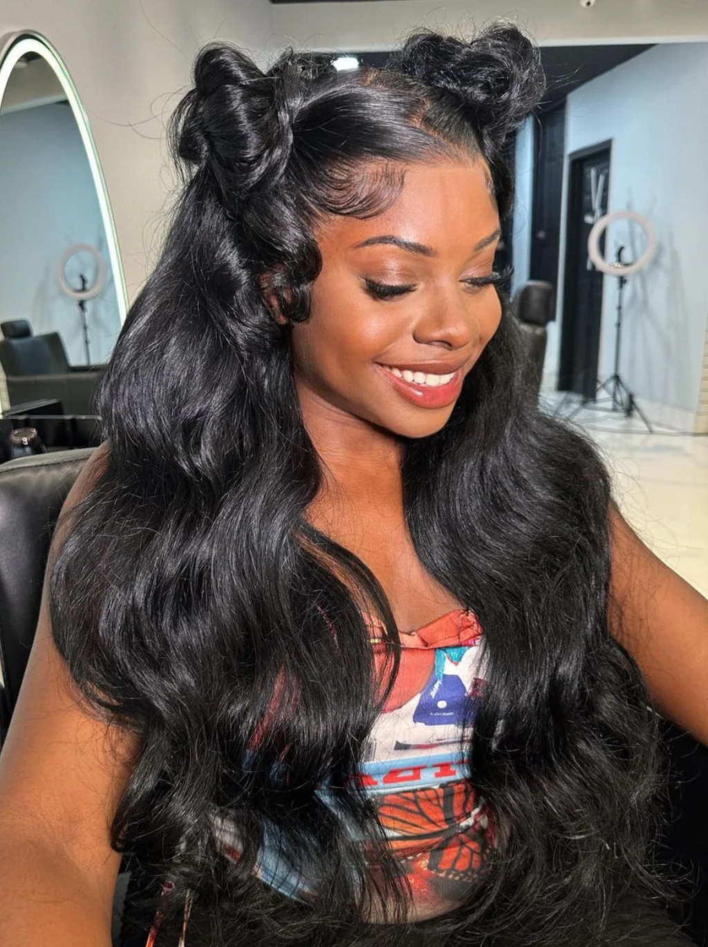 Dorsanee 360 Ventilated Full Lace Frontal Body Wave Human Hair Wigs 250 Density