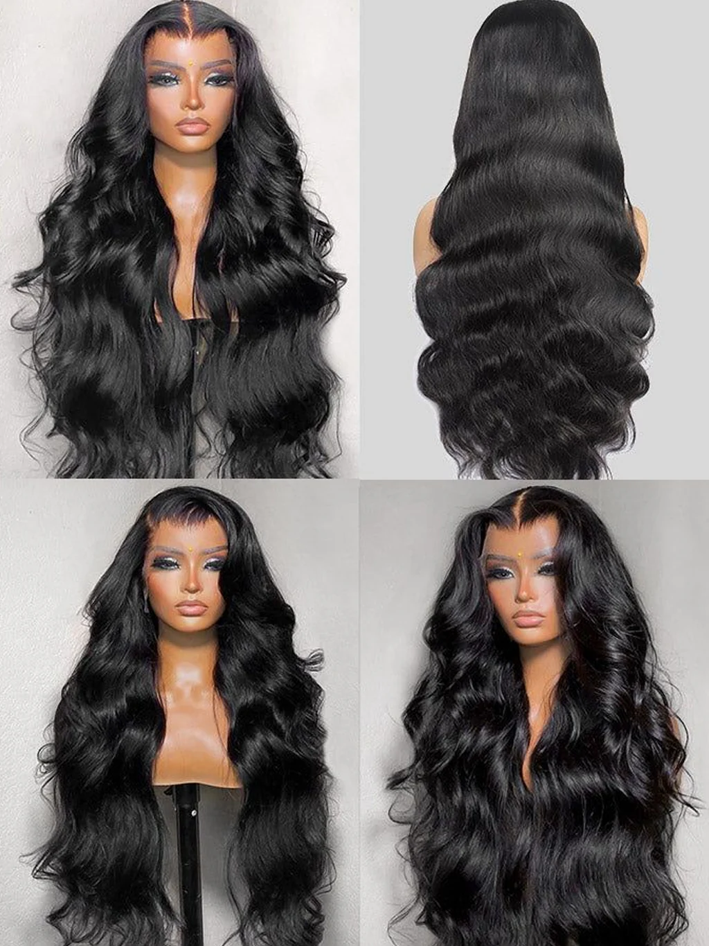 Dorsanee 360 Ventilated Full Lace Frontal Body Wave Human Hair Wigs 250 Density - Image 8