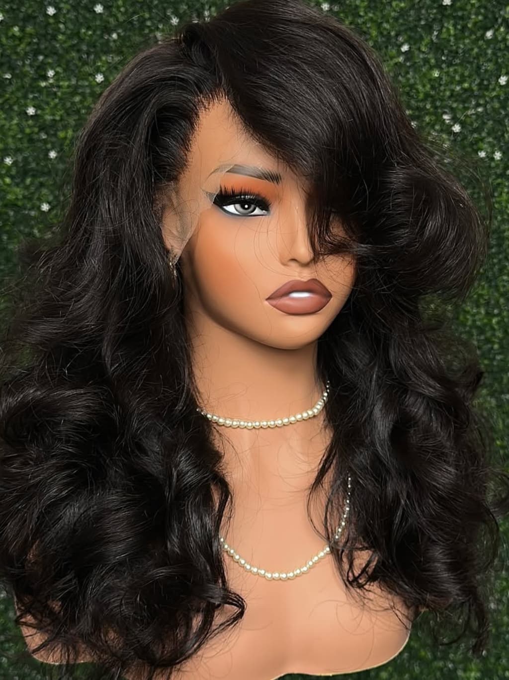 Dorsanee Bouncy Loose Wave Curls 13x4 Lace Front Virgin Human Hair Wigs - Image 4