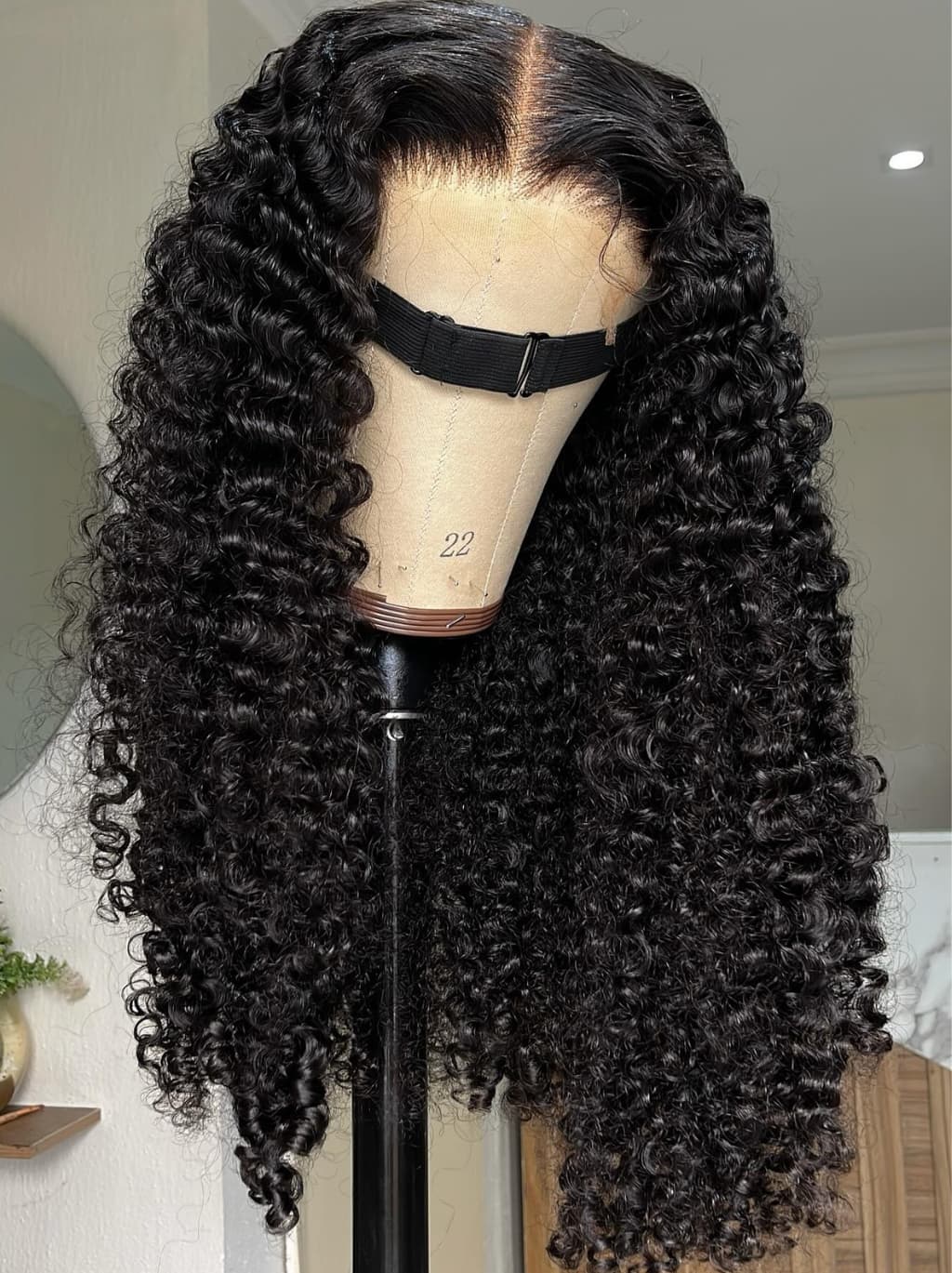 Dorsanee Burmese Curly 13X4 Lace Front Human Hair Wigs 250 300 Density - Image 2
