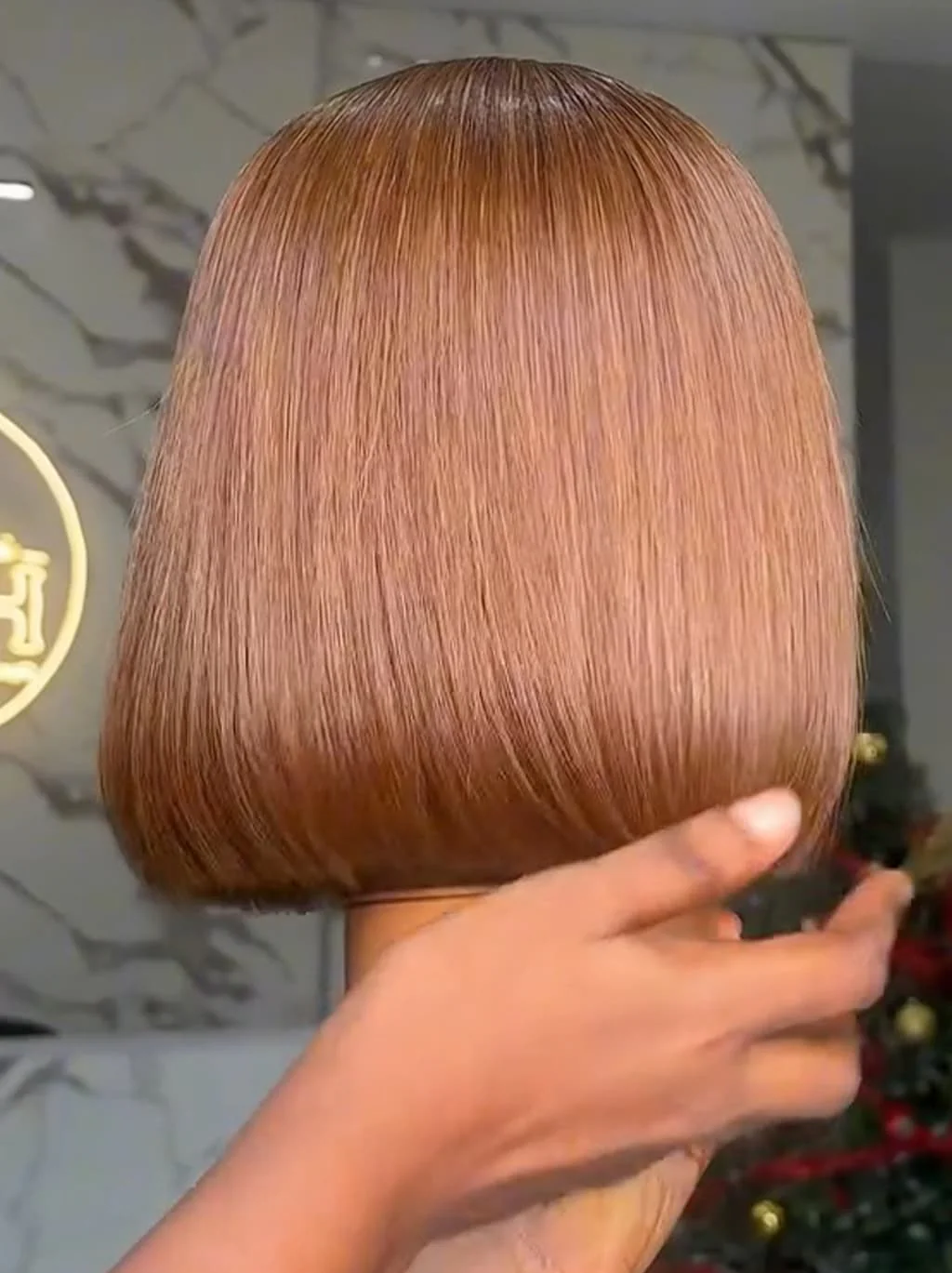 Dorsanee Chic Short Brown Pixie Cut Bob Wigs Mature Women Easy-to-style Straight Hair - Image 5