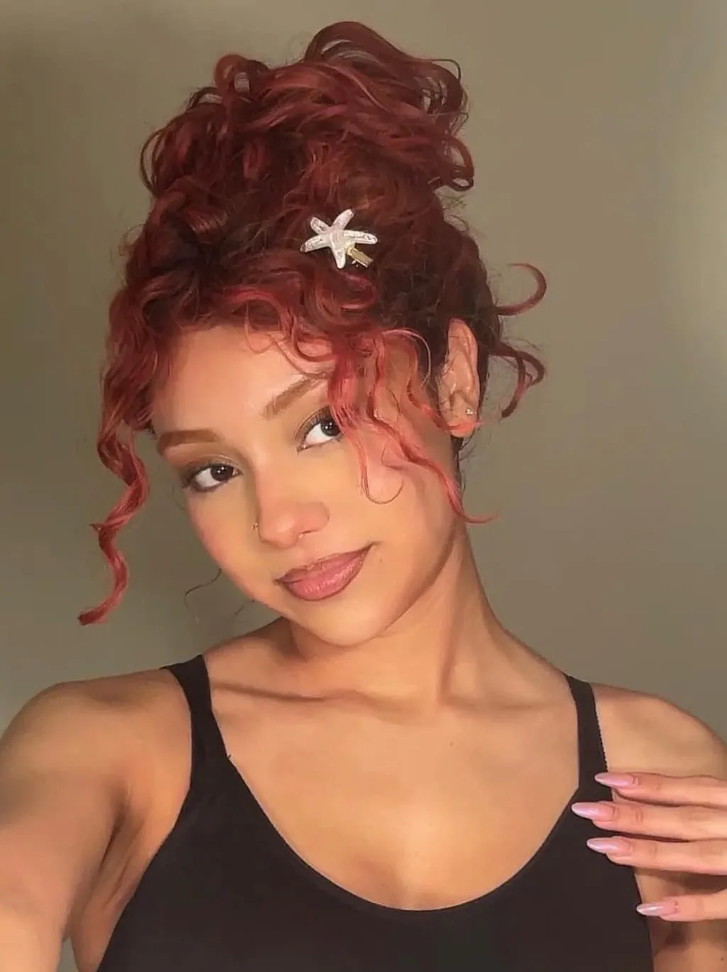 Dorsanee Copper Red Ginger Loose Curls 13x4 HD Lace Front Human Hair Wig - Image 3