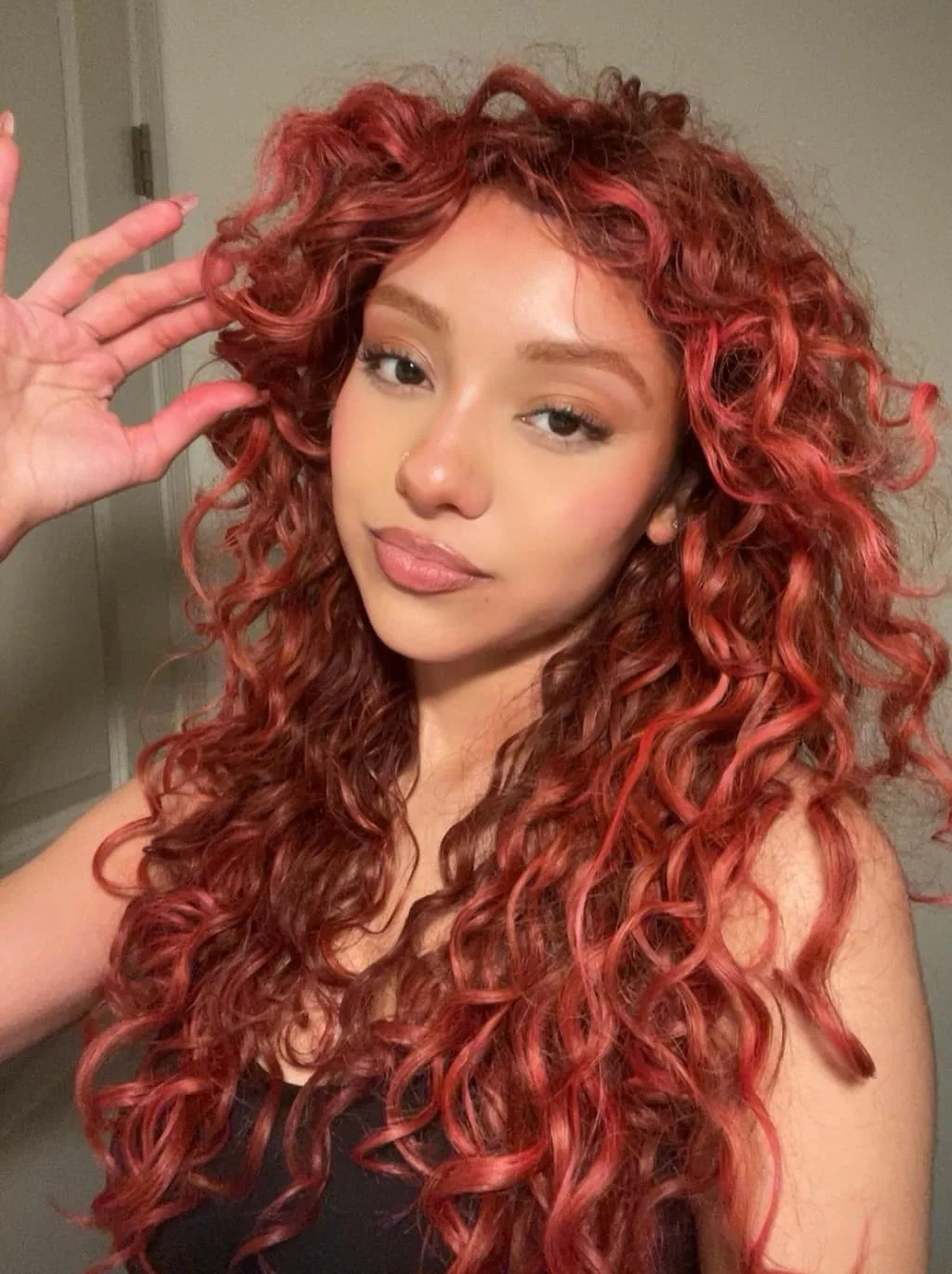Dorsanee Copper Red Ginger Loose Curls 13x4 HD Lace Front Human Hair Wig - Image 4