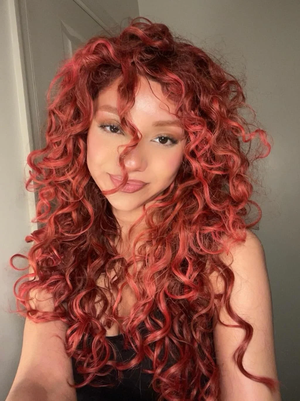 Dorsanee Copper Red Ginger Loose Curls 13x4 HD Lace Front Human Hair Wig - Image 5