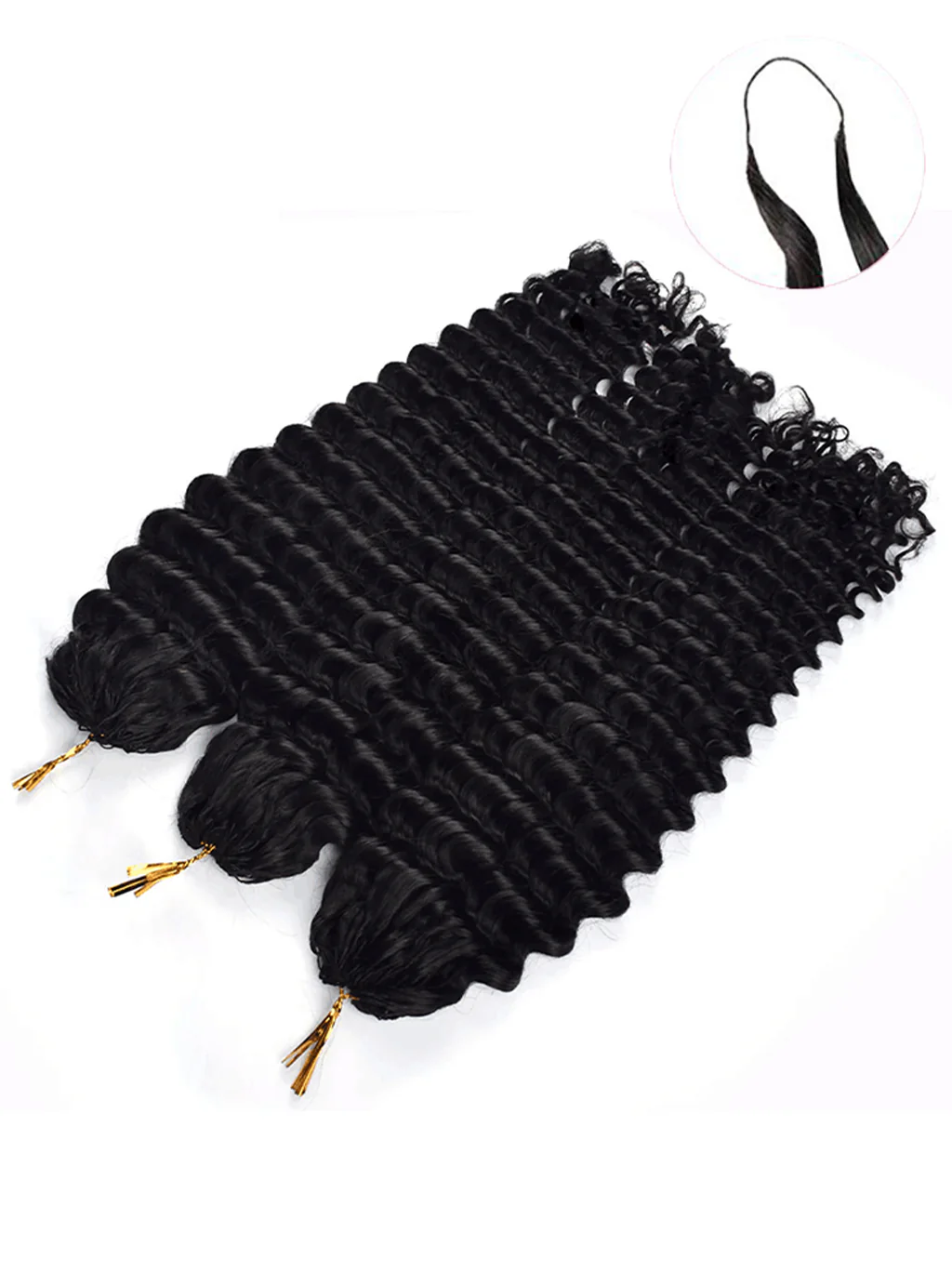 Dorsanee Crochet Burmese Kinky Pissy Curly Human Hair Extensions - Image 4