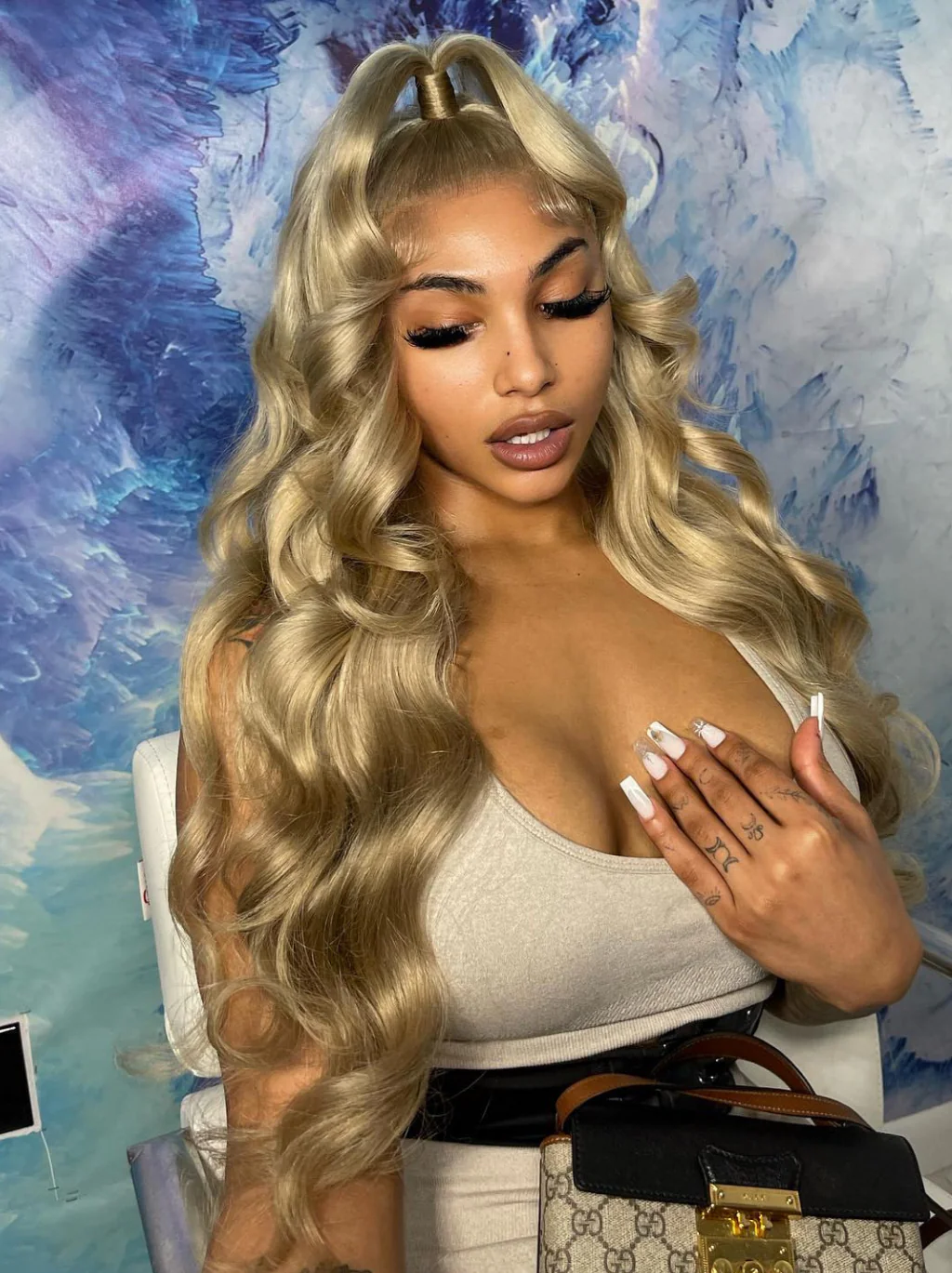 Dorsanee Dark Golden Blonde 13x4 Lace Front Body Wave Human Hair Wigs 200 Density - Image 4