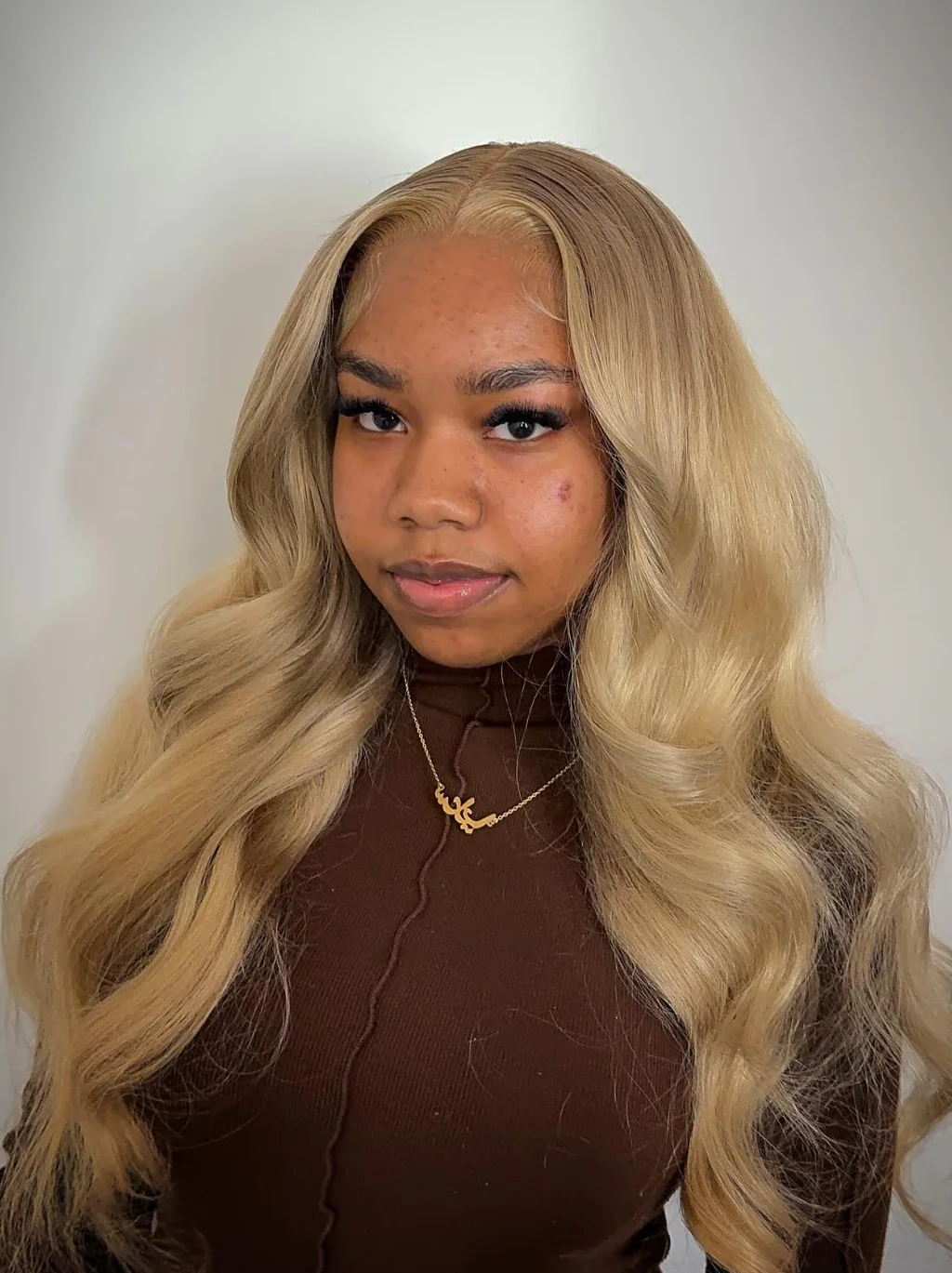 Dorsanee Dirty Ash Blonde Body Wave 13x4 Lace Front Closure Human Hair Wigs - Image 6
