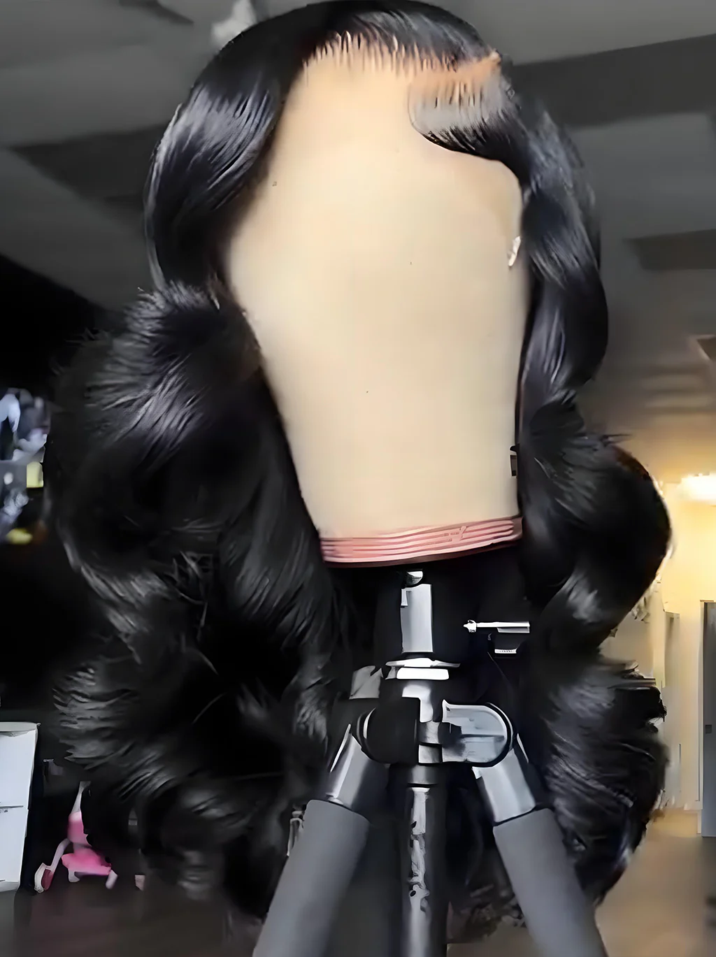 Dorsanee Elegant Natural Bounce Loose Curls 13x4 Lace Front Human Hair Wig 250 300 Density - Image 2