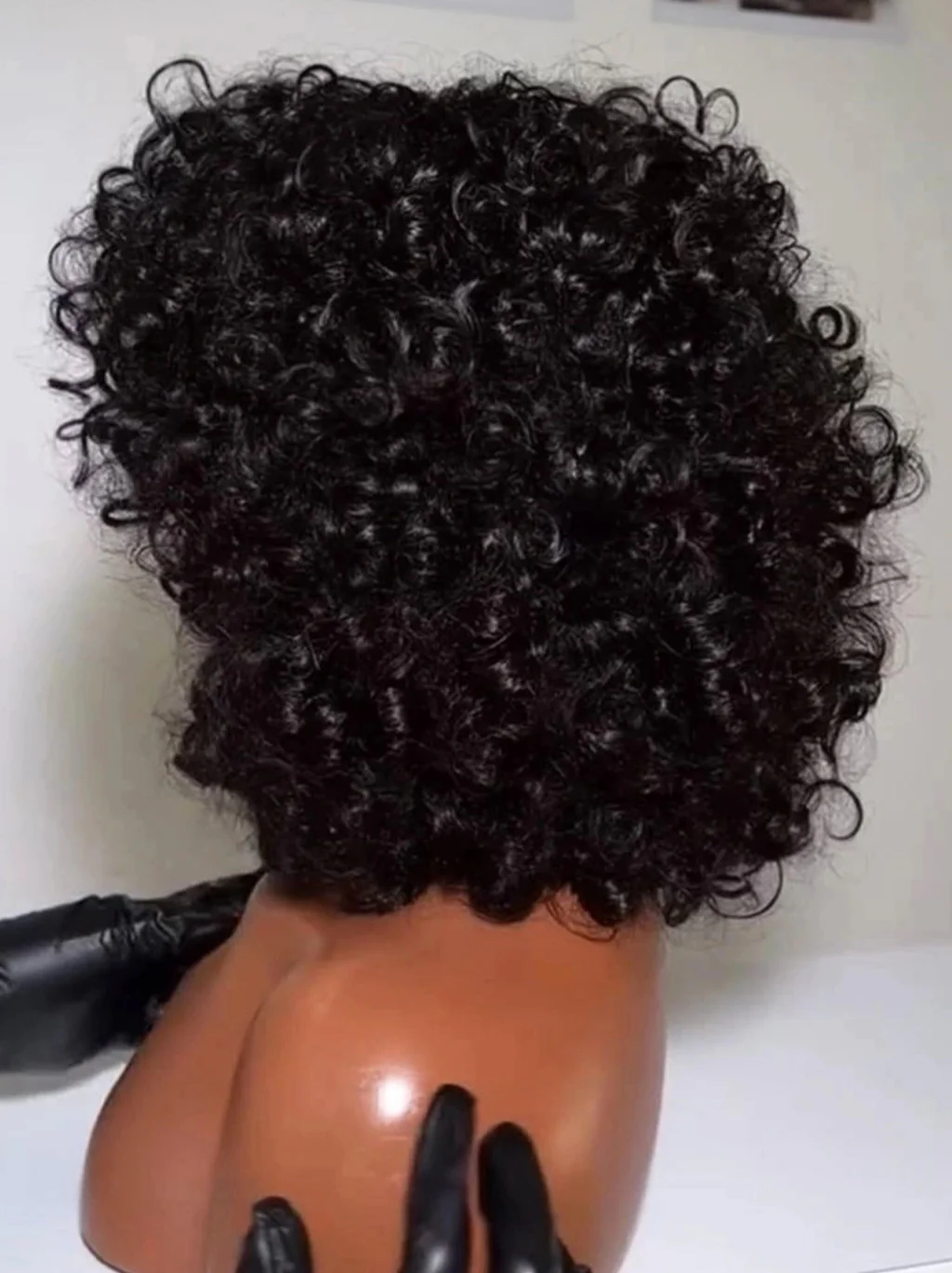 Dorsanee Elegant Short Bob Bouncy Loose Curls 13x4 Lace Front Virgin Human Hair Wigs - Image 6