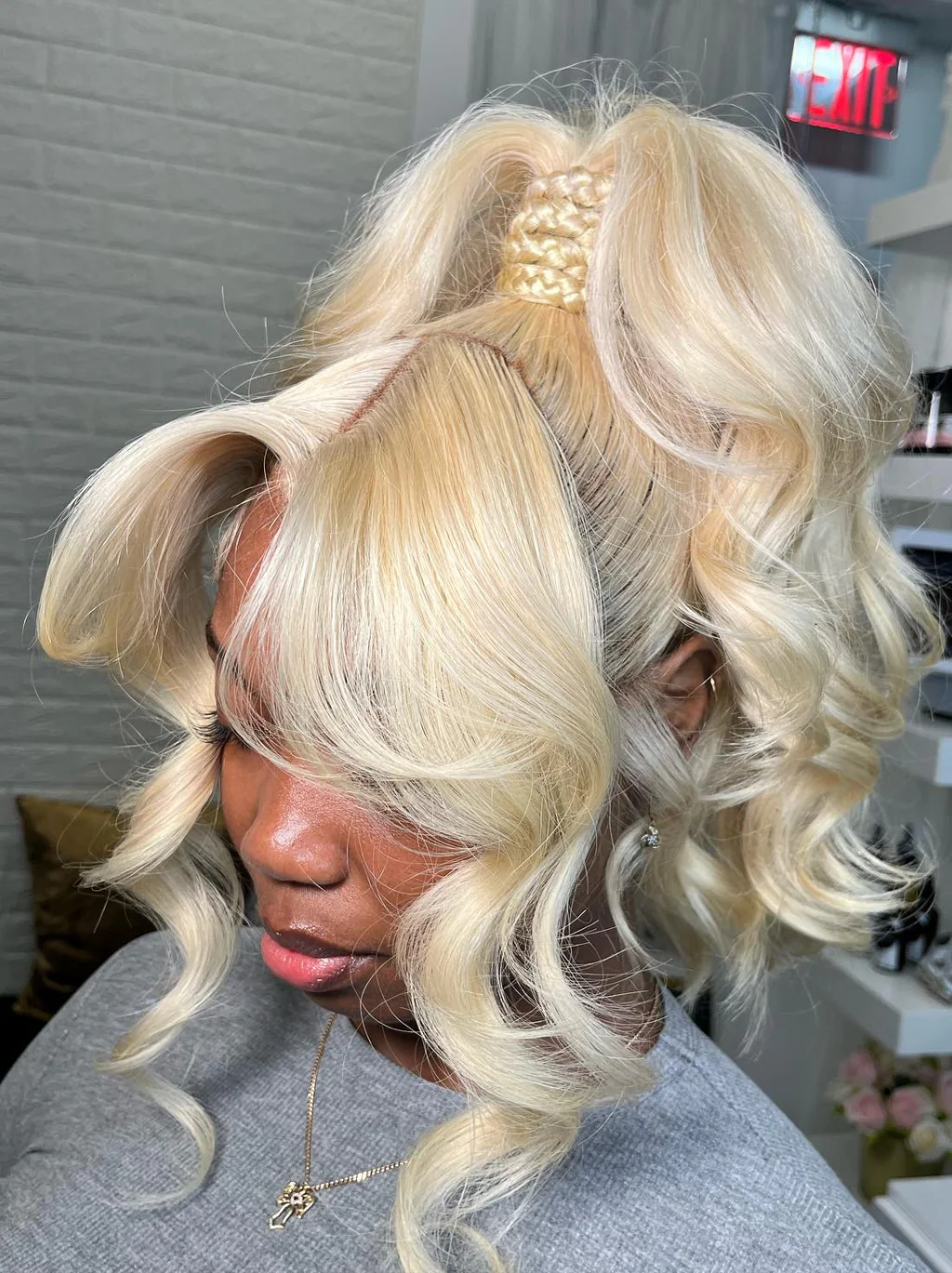 Dorsanee 613 Blonde Full Lace Front Ventilated Human Hair Wigs Part Anywhere Wig - Image 2