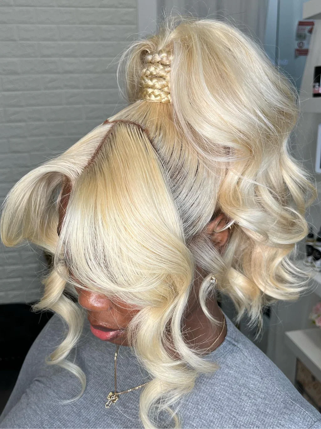 Dorsanee 613 Blonde Full Lace Front Ventilated Human Hair Wigs Part Anywhere Wig - Image 4