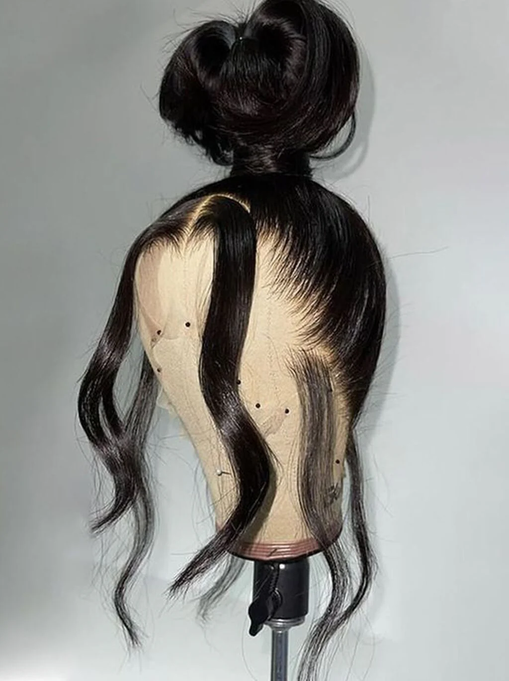 Dorsanee Full Lace Frontal Human Hair Wigs Straight Wave Wavy Hair Wig - Image 3