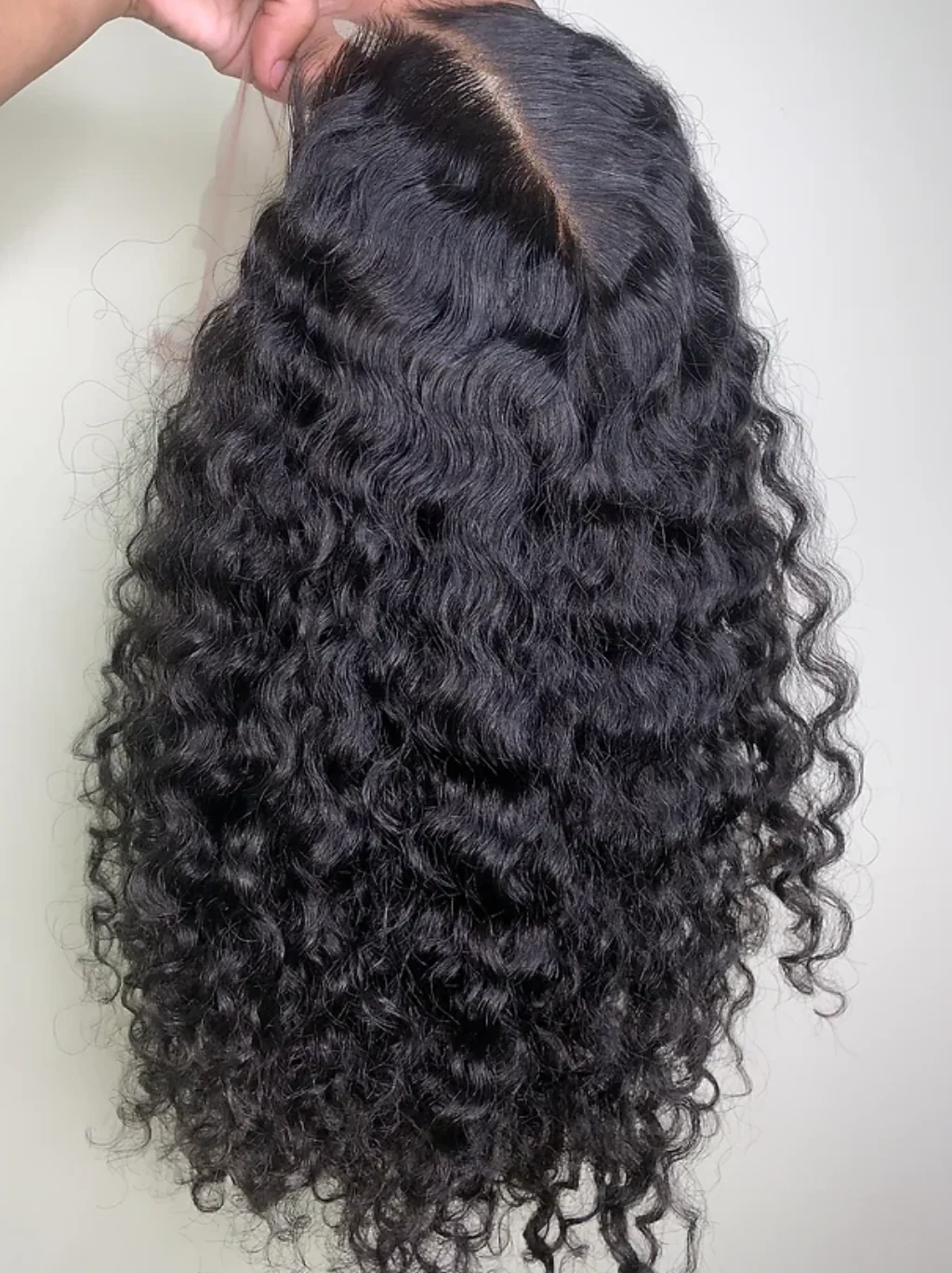 Dorsanee Full Lace Ventilated Part Anywhere Burmese Curly Virgin Human Hair Wigs - Image 4