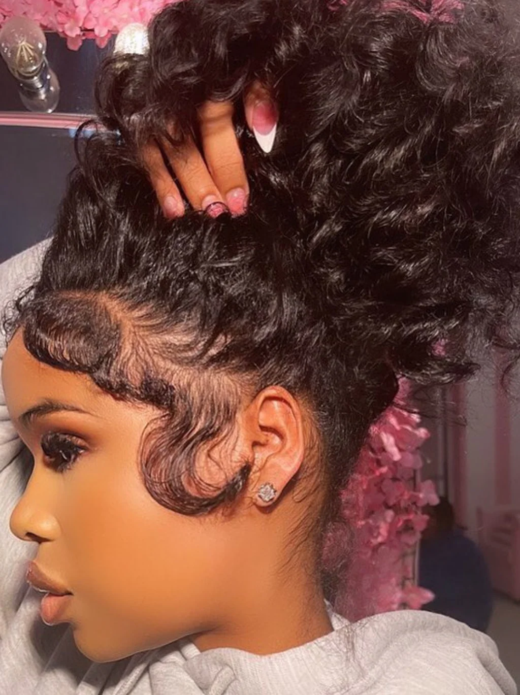 Dorsanee Full Lace Ventilated Part Anywhere Human Hair Wigs Burmese Curly Straight Body Loose Deep Wave Hair Wig - Image 11