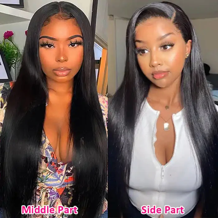 Dorsanee 13x4 HD Lace Front 180% Density Bone Straight Human Hair Wigs - Image 4