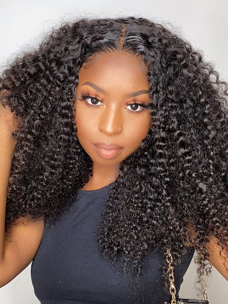 Dorsanee Pre Plucked 13x4 Transparent Lace Front Kinky Curly Virgin Human Hair Wig - Image 6