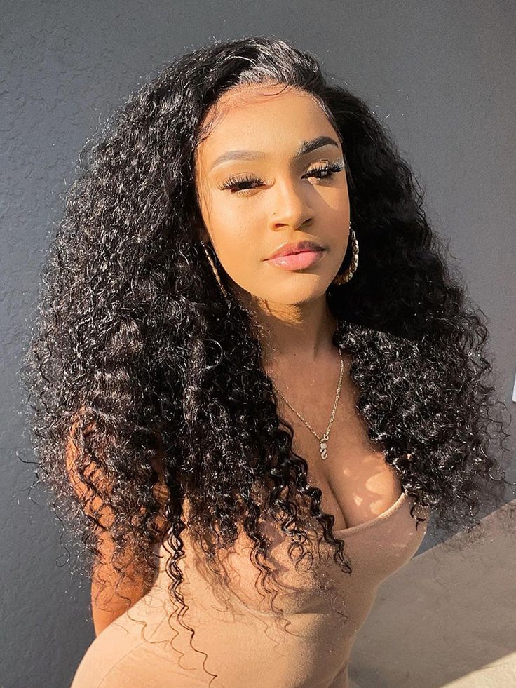 Dorsanee Pre Plucked 13x4 Transparent Lace Front Kinky Curly Virgin Human Hair Wig - Image 7