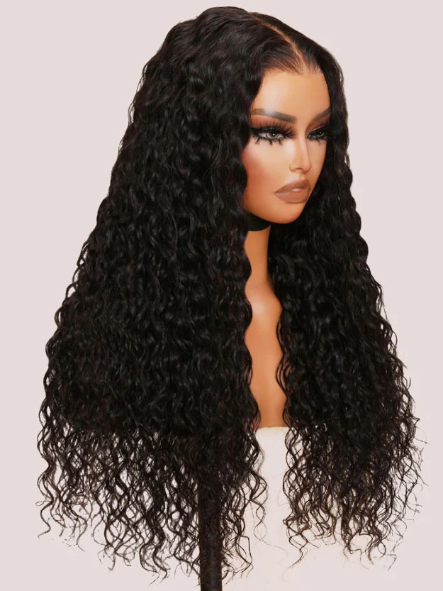 Dorsanee M-Cap Water Wave 9x6 Lace Closure Wear & Go Pre-bleached Wig 180% Density - Image 5