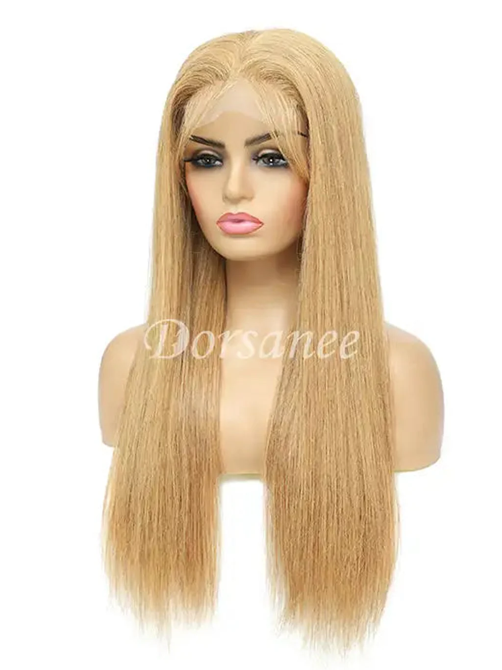 Dorsanee Honey Blonde 13x4 Lace Front Straight Human Hair Wigs - Image 5
