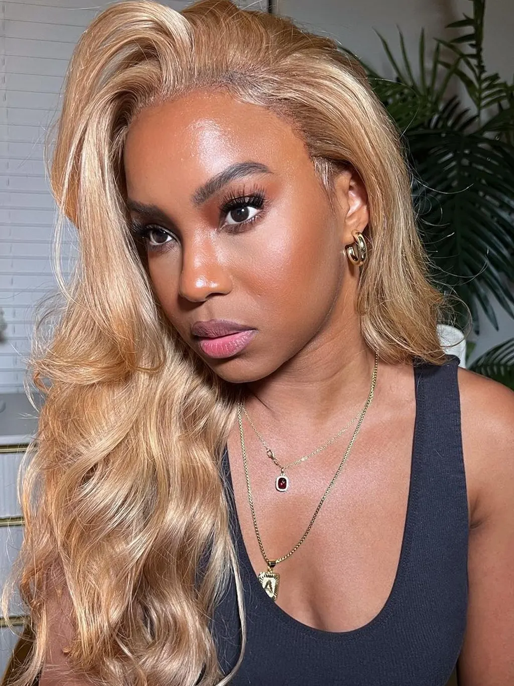 Dorsanee Honey Blonde 250 Density 13x4  HD Lace Front Body Wave Human Hair Wigs - Image 5