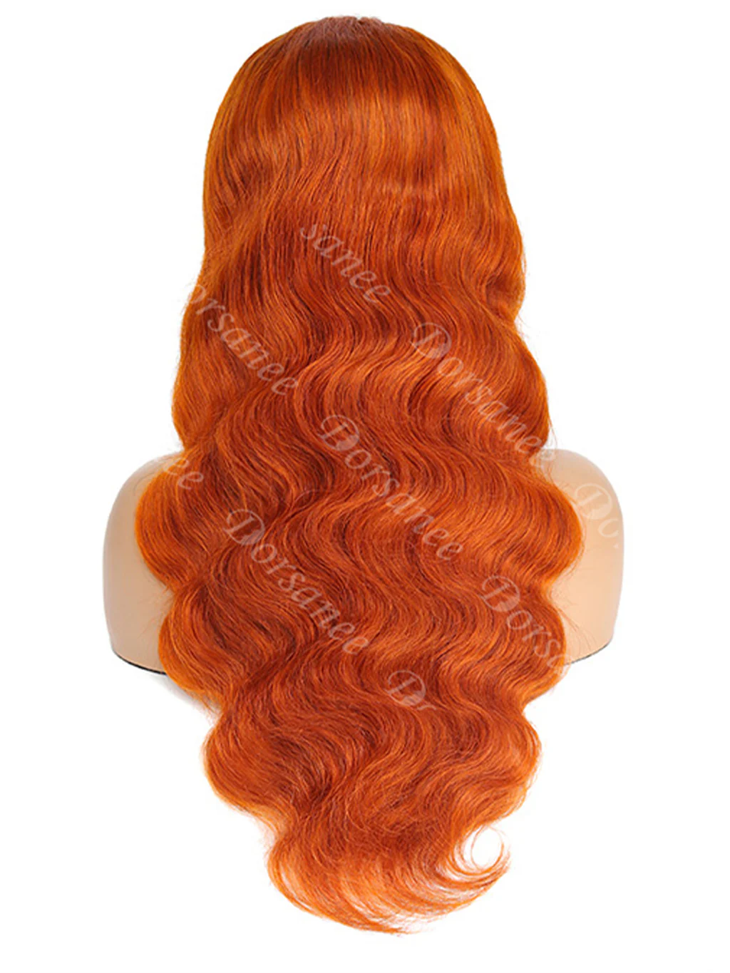Dorsanee #350 Orange Color 13x4/5x5 HD Lace Front Closure Human Hair Wigs Body Wave Wigs - Image 5