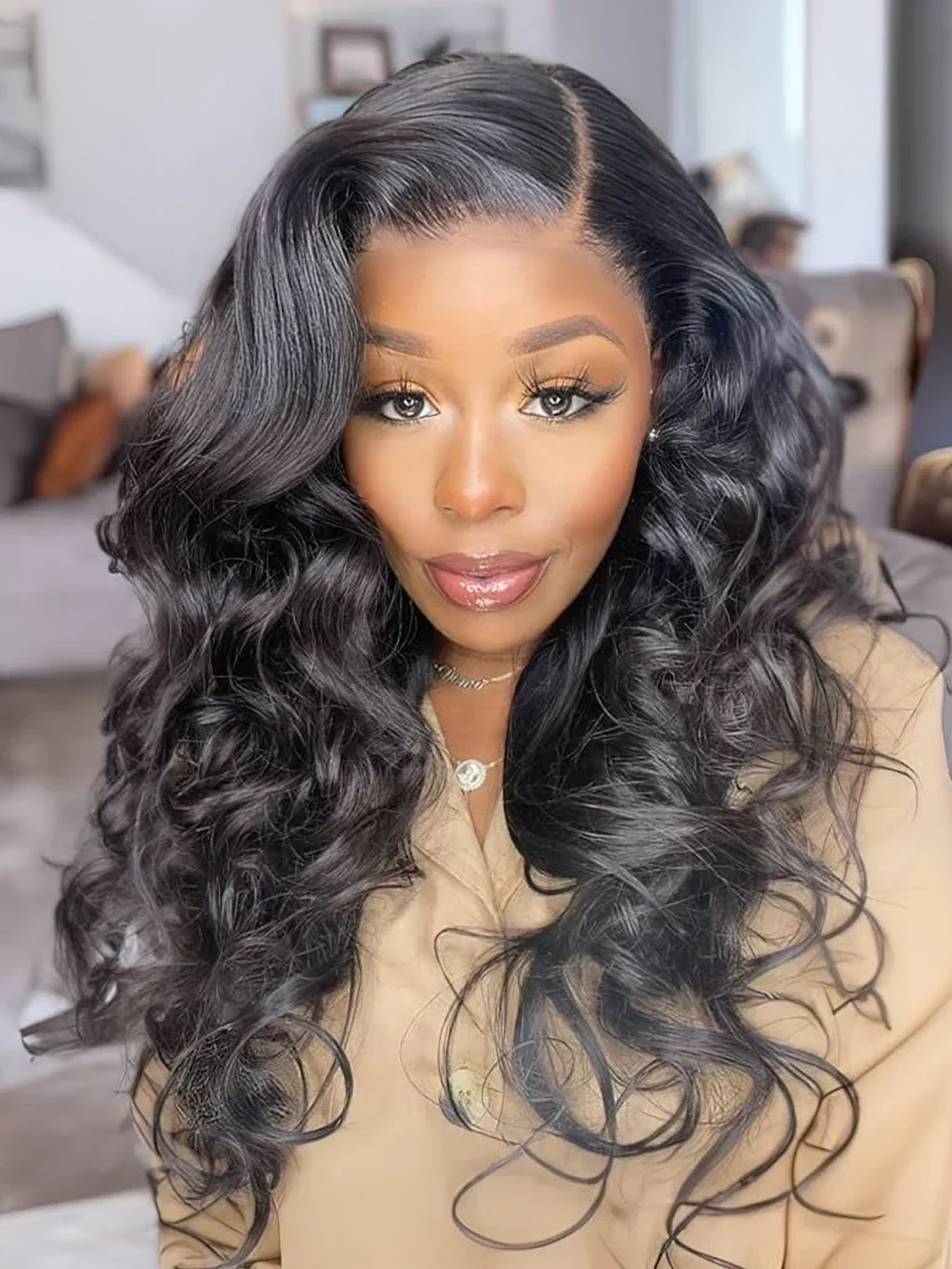 Dorsanee 360 Full Lace Frontal Body Wave Wig Pre Plucked Virgin Human Hair Wigs - Image 6