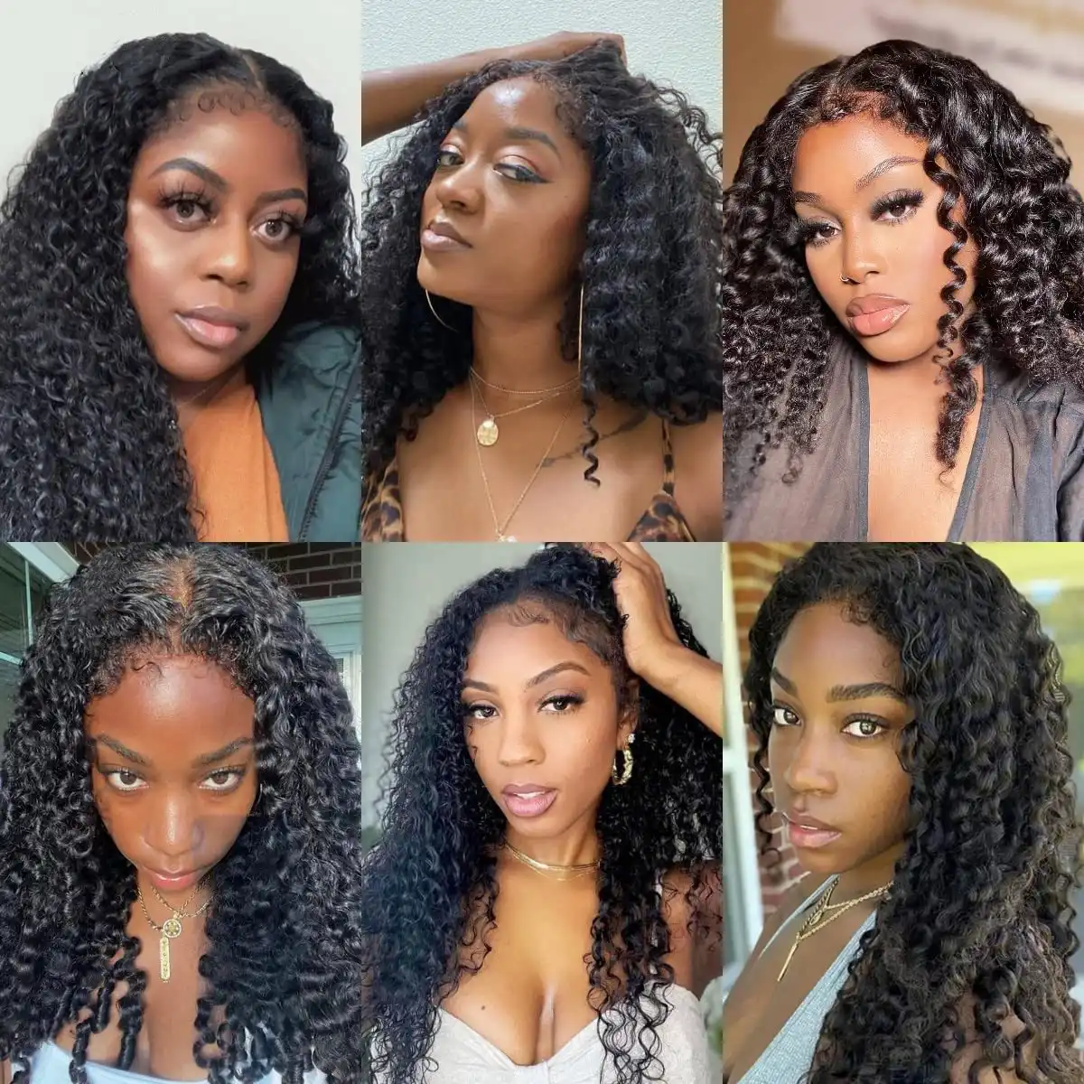 Dorsanee 4C Kinky Edge Wig Realistic Hairline Jerry Curly 13x4 Lace Front Wig - Image 8