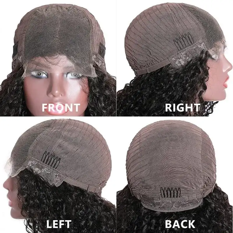 Dorsanee 250 Density 5x5 Pre Plucked HD Lace Closure Wigs Human Hair Kinky Straight Glueless Lace Wigs Realistic Look Natural Black Color - Image 10