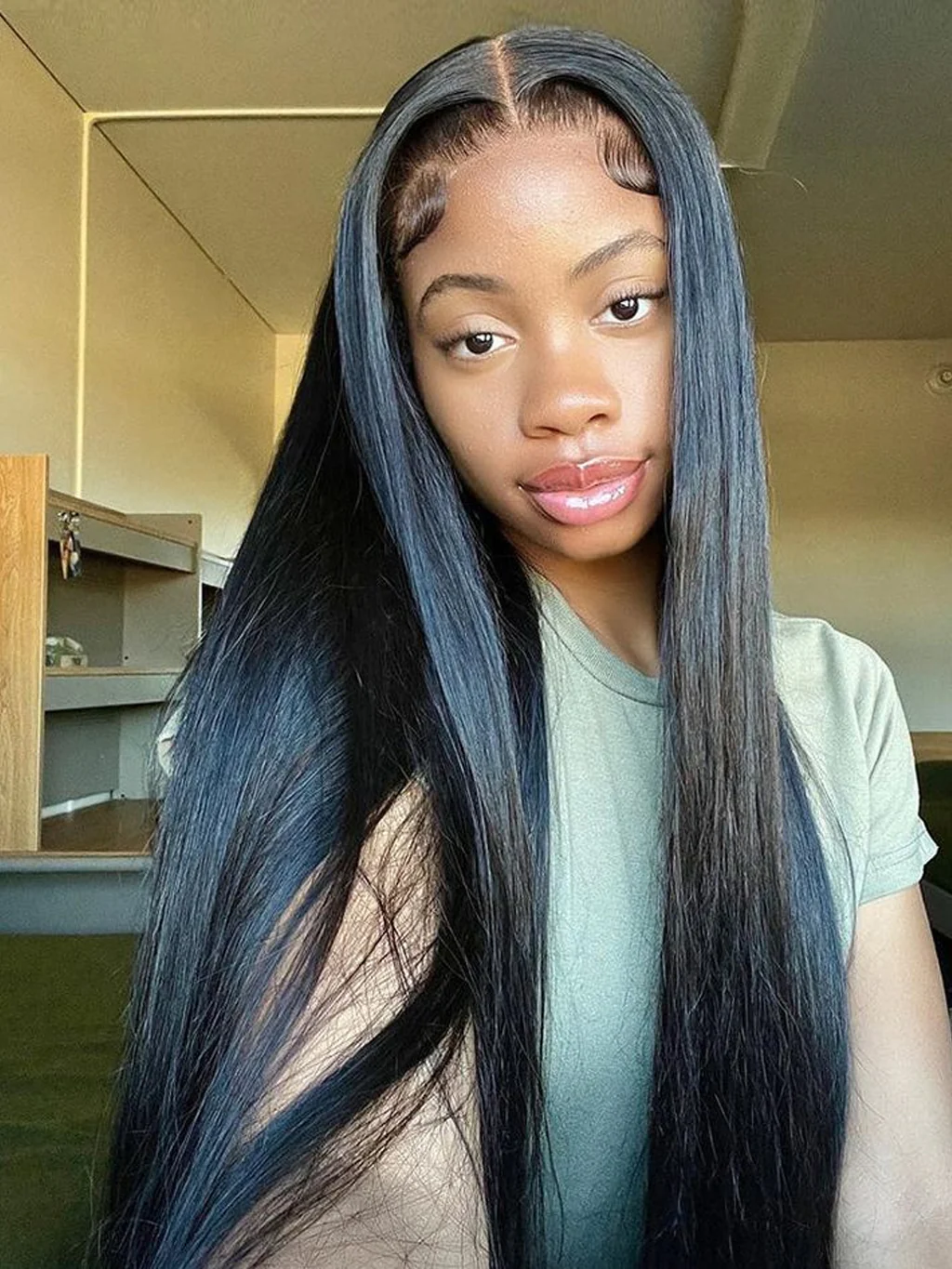 Dorsanee 5x5 Straight Glueless Wig Pre Plucked HD Lace Wigs Wear Go Human Hair Wigs - Image 3