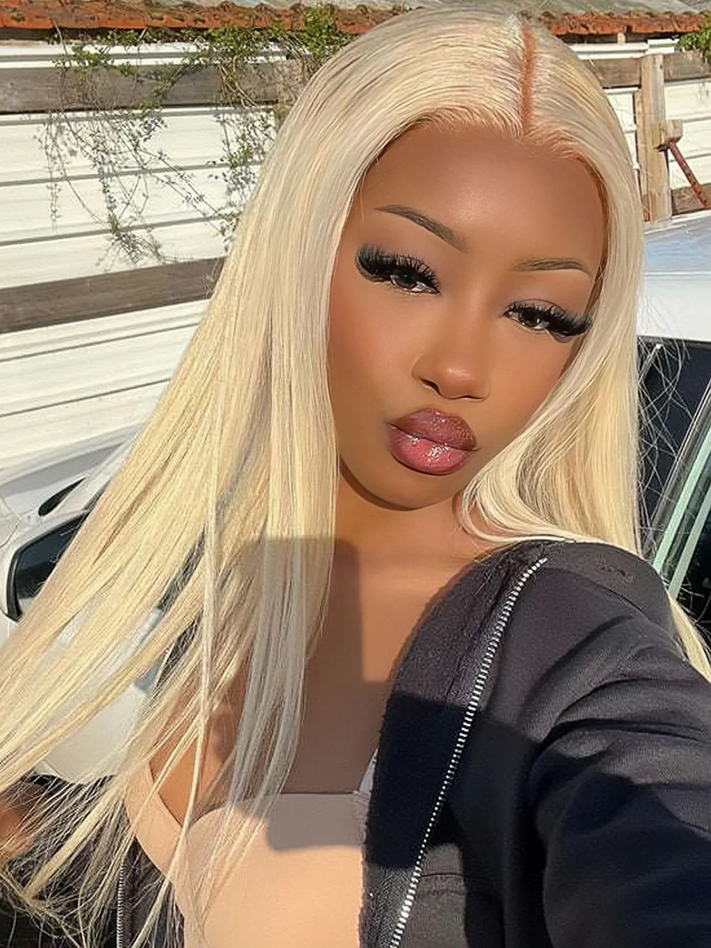 Dorsanee #613 Blonde 13x4 HD Lace Front Wig Straight Lace Frontal Brazilian Human Hair Wig - Image 5