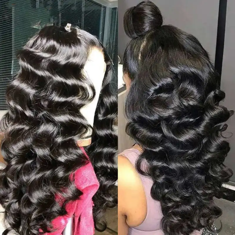 Dorsanee 250 Density 6x6 HD Invisible Lace Closure Wig Loose Curls Wave 100% Virgin Human Hair Wig - Image 7