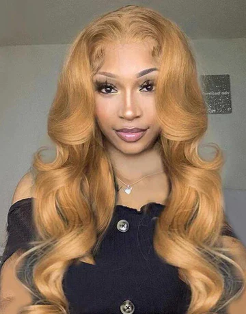 Dorsanee Honey Blonde 250 Density 13x4  HD Lace Front Body Wave Human Hair Wigs - Image 8