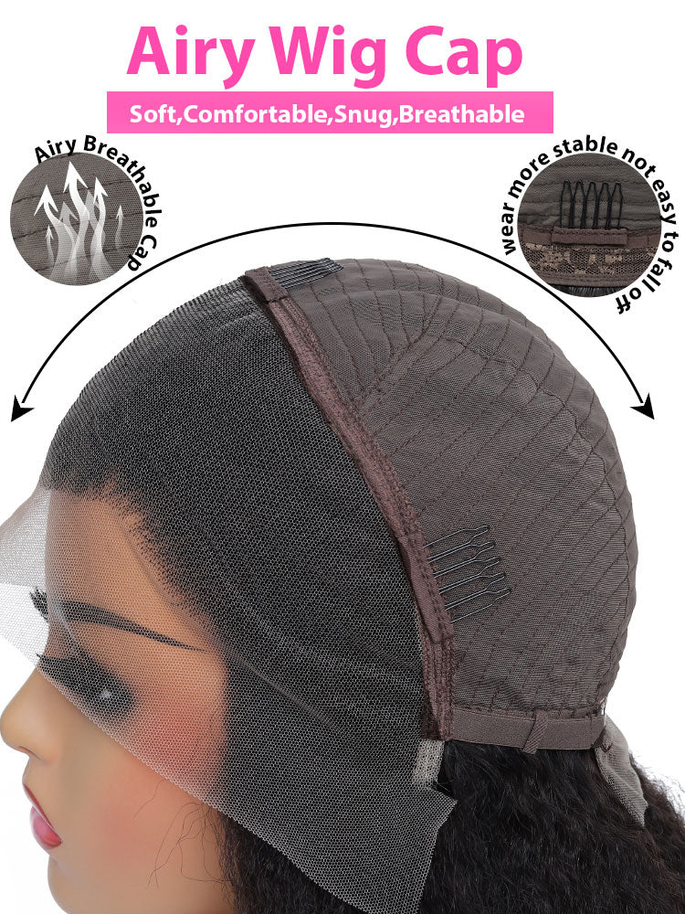 Dorsanee 250 Density Pre-plucked Body Wave 13x4 HD Lace Frontal Human Hair Wigs - Image 8