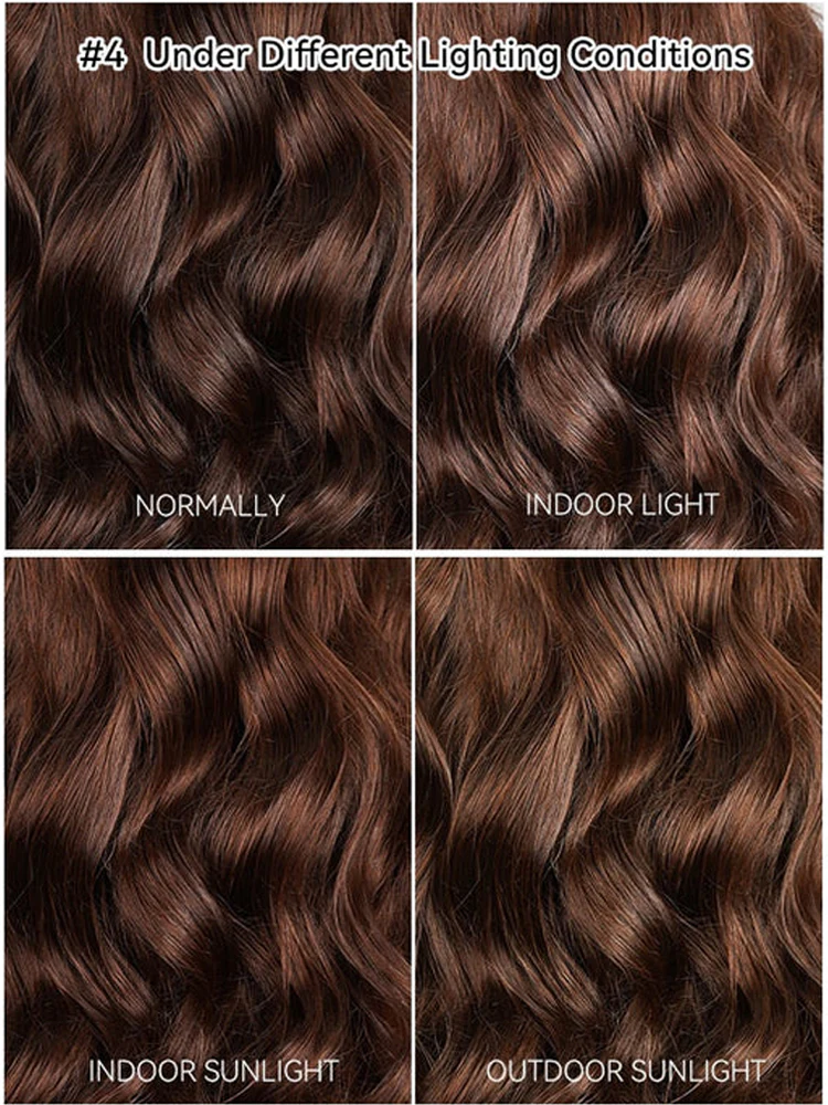 Dorsanee 250 Density Brown #4 Colored Body Wave 13x4/5x5 HD Lace Front Virgin Human Hair Wig - Image 9