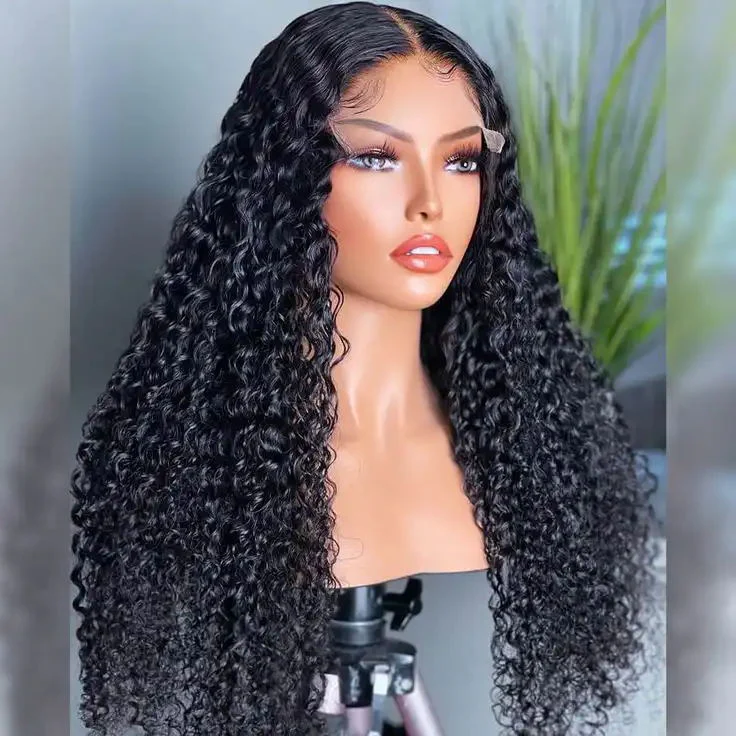 Dorsanee 250 Density 6x6 HD Lace Closure Jerry Curly Human Hair Wigs - Image 6