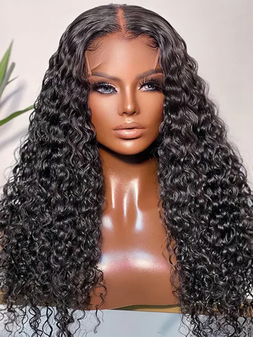Dorsanee Deep Wave 4x4 Lace Closure Human Hair Wigs 100% Virgin Hair 250% Density - Image 5