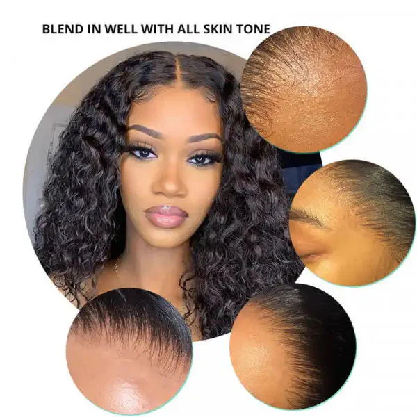 Dorsanee 250 Density Pre-plucked 6*6 Lace Closure Deep Wave Curly Human Hair Wig - Image 10